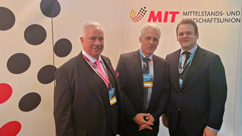 Dr. Klaus Goder (MIT Schweiz)- Frank Woday (MIT Schweiz)- Bastian Pophal (MIT Bundesgeschäftsstelle) 