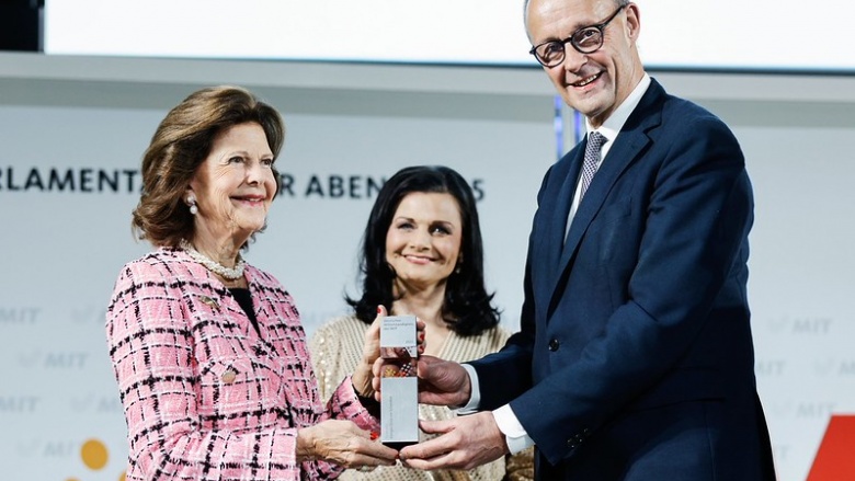 Königin Silvia, Gitta Connemann, Friedrich Merz Königin Silvia, Gitta Connemann, Friedrich Merz