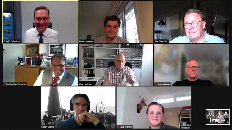 Digitaler Jour Fixe mit Felix Schreiner MdB, Vorsitzender der Deutsch-Schweizerischen Parlamentariergruppe des Deutschen Bundestages