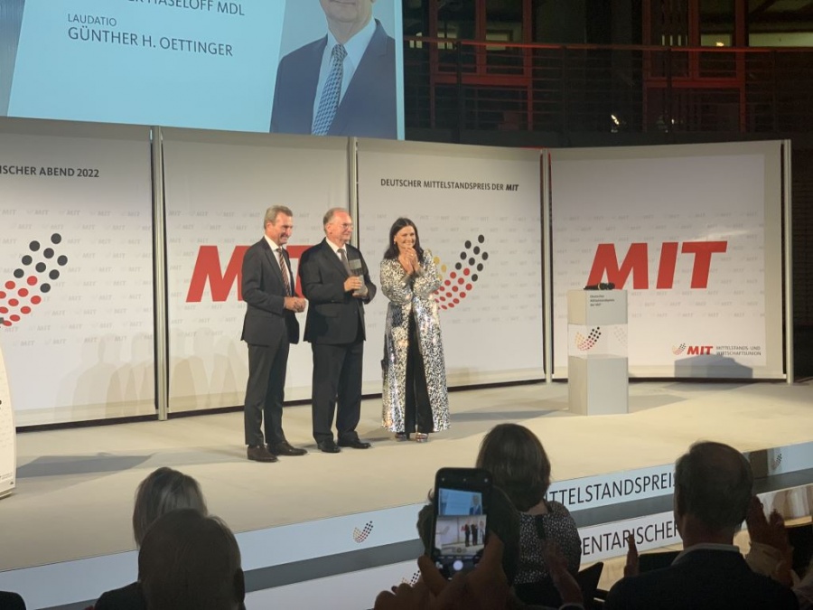 MIT-Schweiz beim Parlamentarischen Abend der MIT und Verleihung des Deutschen Mittelstandspreises 2022