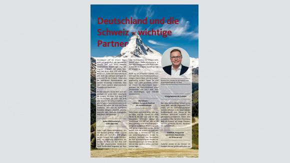 MIT Ausgabe 3/2022: Deutschland und die Schweiz - wichtige Partner